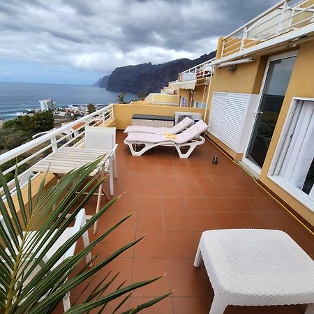 Los Gigantes,Huge Terrace,Sea View,Air Conditioning Apartment Puerto de Santiago  Bagian luar foto