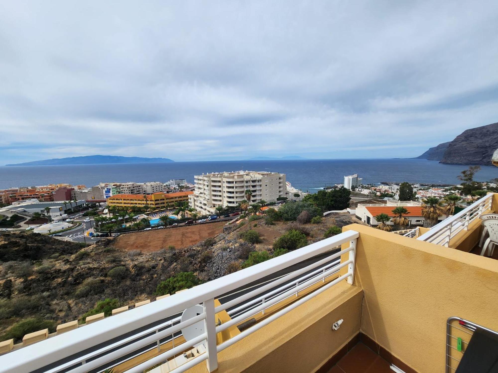 Los Gigantes,Huge Terrace,Sea View,Air Conditioning Apartment Puerto de Santiago  Bagian luar foto